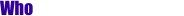 Who